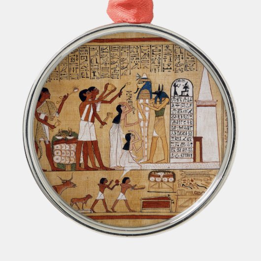 死者の口式の本の開始 メタルオーナメント (正面)