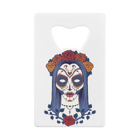 死者の女性日 クレジットカード栓抜き (裏面)