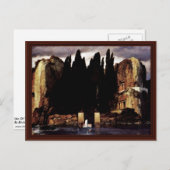 死者の島(V)、ベックリン・アーノルド ポストカード (正面/裏面)