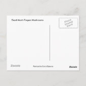 死者の指のきのこ葉書 ポストカード (裏面)