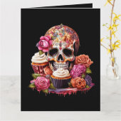 死者の挨拶の日 カード (黄色い花)