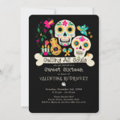 死者の日すべての魂を呼び出すSweet sixteen 招待状 (正面)