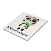 死者の日のパンダ タイル (側面)