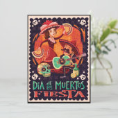 死者の日の家族フィエスタ祭り 招待状 (スタンド正面)