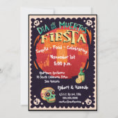 死者の日の家族フィエスタ祭り 招待状 (裏面)