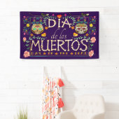 死者の日のDia de los Muerto 横断幕 (インサイチュ)
