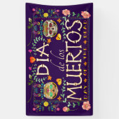 死者の日のDia de los Muerto 横断幕 (縦)