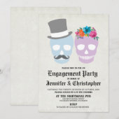 死者の日エンゲージメントパーティ 招待状 (正面/裏面)