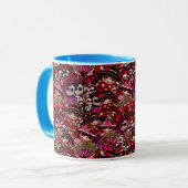 死者の日ドゥードル ディア・デ・ロス・ムエルトス マグカップ (正面左)