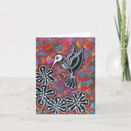 死者の日ハチドリ カード