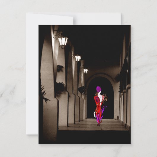 死者の日パーティー招待状 招待状 (正面)