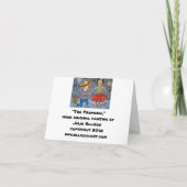 死者の日提案の結婚式の日付Notecard カード (裏面)