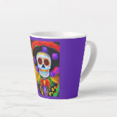 死者の日1 カフェラテマグ (右アングル)