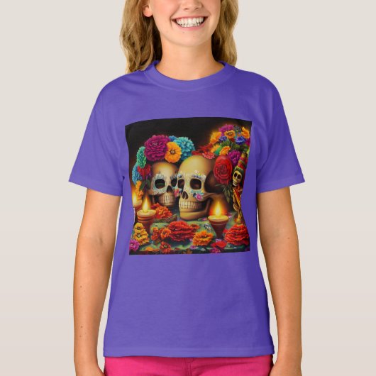 死者の日3 Tシャツ (正面)