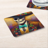 死者の日4 スクエアペーパーコースター (アングル)