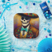 死者の日4 ペーパープレート (パーティー)