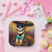 死者の日4 ペーパープレート (パーティー)