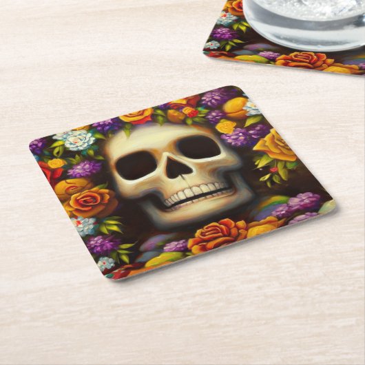 死者の日5 スクエアペーパーコースター (アングル)
