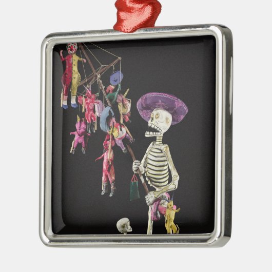 死者の日: オアハカ州からのおもちゃの行商人、 メタルオーナメント (左)