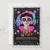死者の日、カラベラ・スカルズ 招待状 (正面)