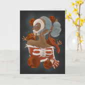 死者の日 グリーティングカード (黄色い花)