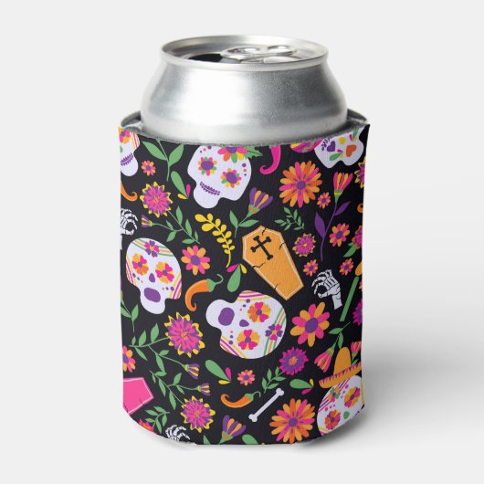死者の日 スカル 缶クーラー (缶正面)