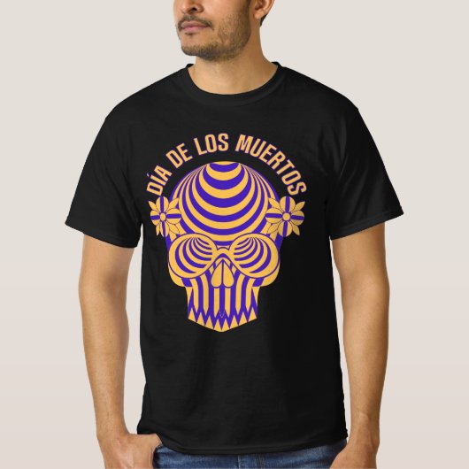 死者の日 スカル Tシャツ (正面)