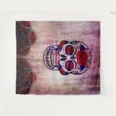 死者の日 ディア・デ・ロス・ムエルトスの壁背景 タペストリー (正面(横))