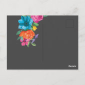 死者の日 ディア・デ・ロス・ムエルトス の犬と猫 ポストカード (裏面)