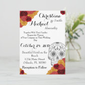 死者の日 ディア・デ・ロス・ムエルトス 結婚式招待状 招待状 (スタンド正面)