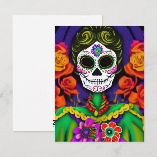 死者の日 ノートカード (正面/裏面)