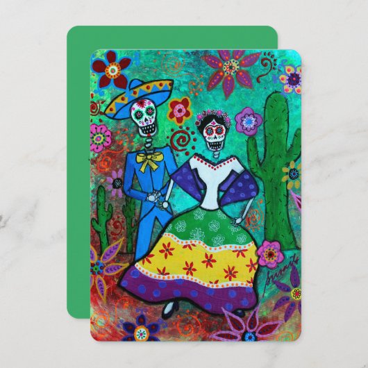 死者の日 招待状 (正面/裏面)