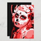 死者の日 招待状 (正面/裏面)