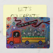 死者の日 招待状 (正面/裏面)