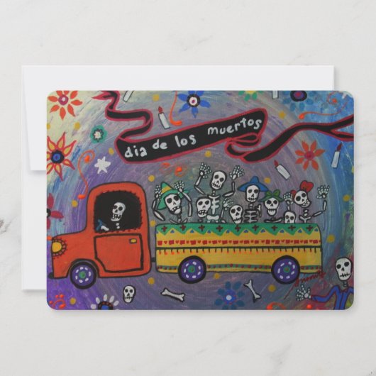 死者の日 招待状 (正面)