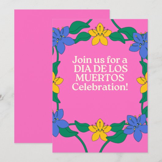 死者の日 招待状 招待状 (正面/裏面)