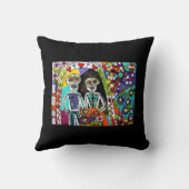 死者の日-枕メキシコ人のカップル クッション (裏面)