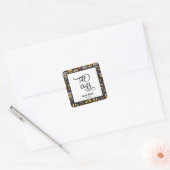 死者の日 結婚約束パーティー スクエアシール (封筒)
