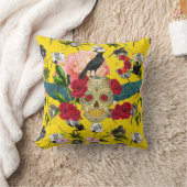 死者の日I Dia De Los Muertos Pillow クッション (ブランケット)