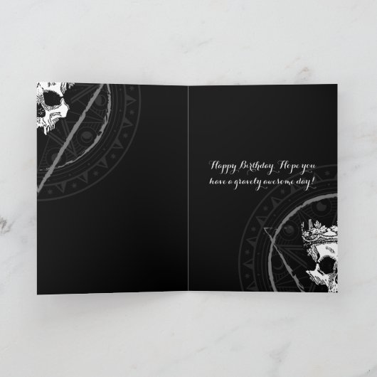 死者の王:ダークゴシック王室のシギル カード (内部)