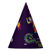 死者の祭り ハロウィン カラフル パーティー パーティーハット (左)