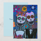 死者の結婚式招待状 招待状 (正面/裏面)