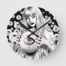 死者の霊 ラウンド壁時計