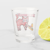 死者の骨組猫日 ショットグラス (裏面)