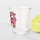 死者の骨組猫日 ショットグラス (右)