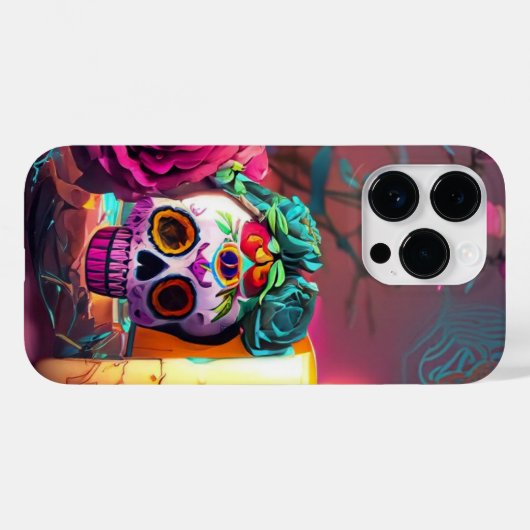 死者の3Dの日 Case-Mate iPhoneケース (裏面 (横))