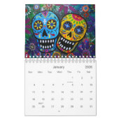 死者のPRISARTSのコレクションのカレンダー日 カレンダー (1月 2026)