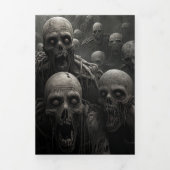 死者はハローウィンパーティ 三つ折り招待状 (カバー)