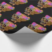 死者またはハロウィンの日 ラッピングペーパー (角)