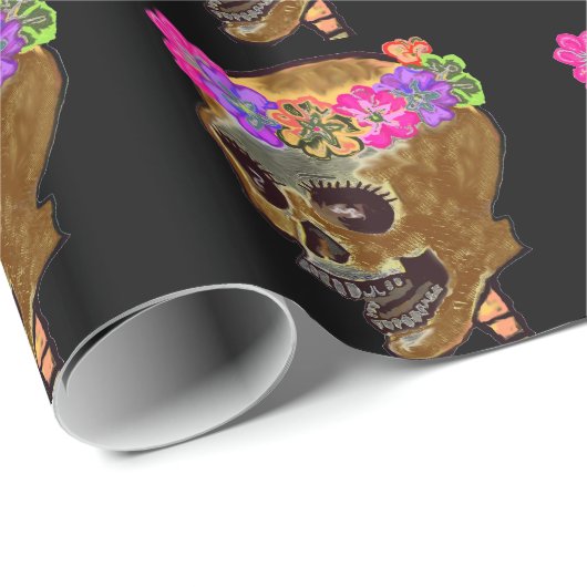 死者またはハロウィンの日 ラッピングペーパー (ロールコーナー)